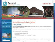 Tablet Screenshot of dovecotcsc.co.uk